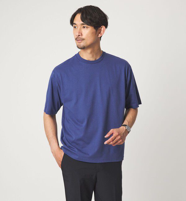 UNITED ARROWS green label relaxing「【WEB限定】JUST fit デイリー ワイド Tシャツ -吸水速乾・抗菌-」|Tシャツ・カットソー|ROYAL