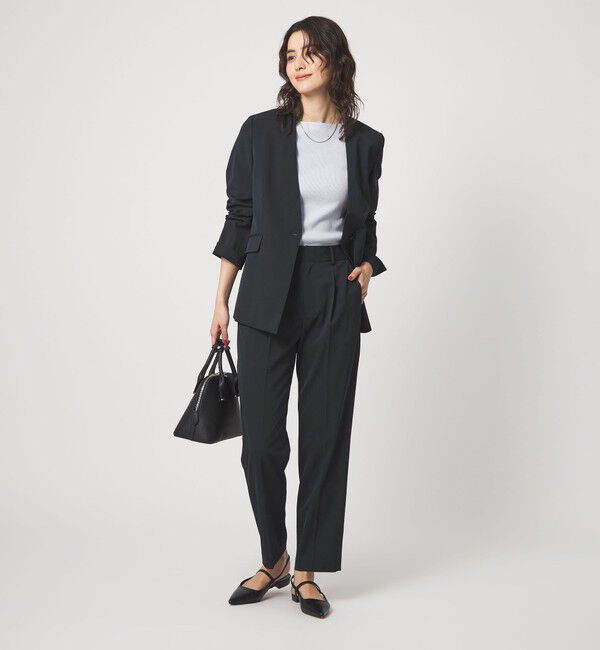 UNITED ARROWS green label relaxing「［size SHORT/TALLあり］サラフール テーパード パンツ 」|スラックス|