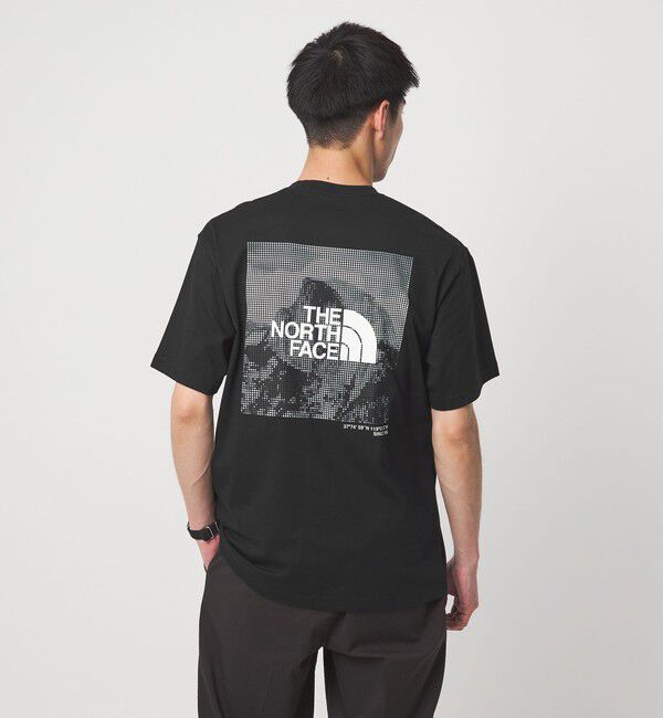 UNITED ARROWS green label relaxing「＜THE NORTH FACE＞ショート ハーフドーム デジタル スクエア ロゴTシャツ」|Tシャツ・カットソー|BLACK
