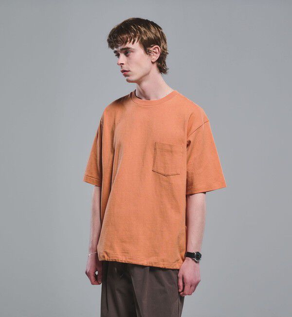 UNITED ARROWS green label relaxing「ヴィンテージライク ヘビーウェイト ドローストリング 半袖 Tシャツ カットソー」|Tシャツ・カットソー|ORANGE