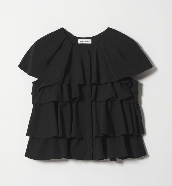 EMMEL REFINES「＜EMMEL REFINES＞EM ティアードフリル カットソー トップス」|Tシャツ・カットソー|