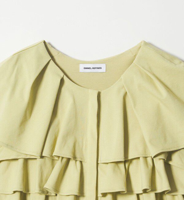 EMMEL REFINES「＜EMMEL REFINES＞EM ティアードフリル カットソー トップス」|Tシャツ・カットソー|