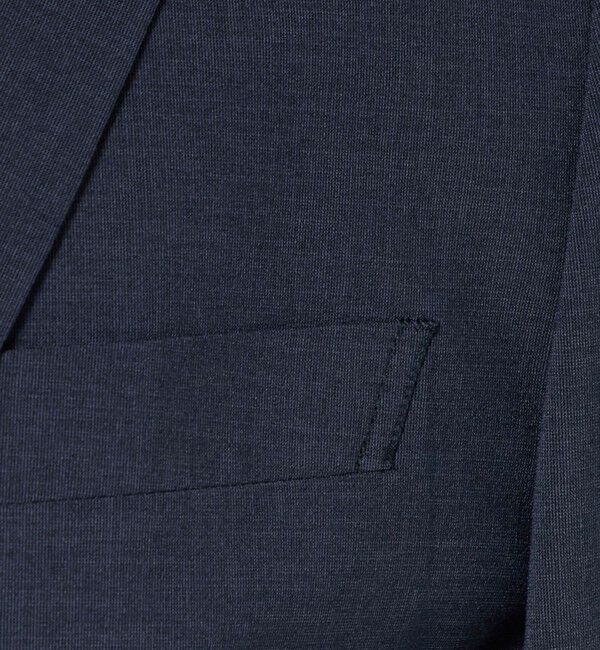 UNITED ARROWS green label relaxing「A+ ポリエステル ピンヘッド 2B スタンダード 2P セットアップジャケット -ウォッシャブル・ストレッチ・撥」|テーラードジャケット|