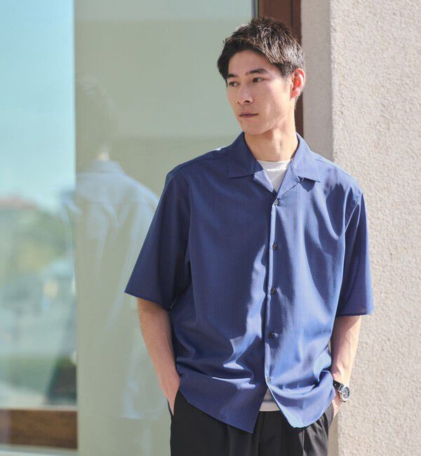 UNITED ARROWS green label relaxing「ウォッシャブルトロ オープンカラー シャツ -ストレッチ-」|シャツ・ブラウス|ROYAL