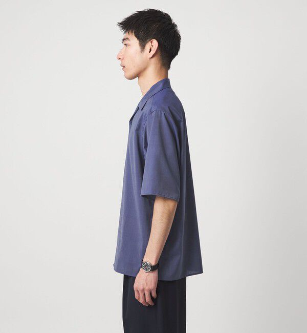 UNITED ARROWS green label relaxing「ウォッシャブルトロ オープンカラー シャツ -ストレッチ-」|シャツ・ブラウス|