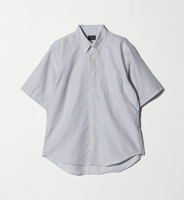 UNITED ARROWS green label relaxing「W/R オックス ボタンダウン 半袖 シャツ」|シャツ・ブラウス|