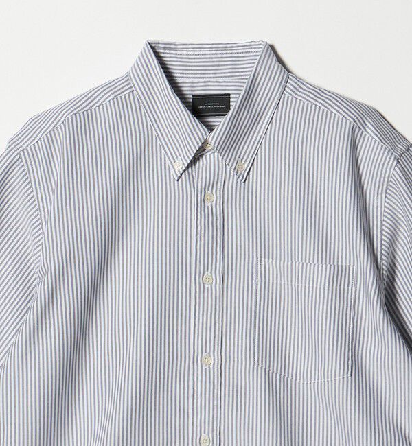 UNITED ARROWS green label relaxing「W/R オックス ボタンダウン 半袖 シャツ」|シャツ・ブラウス|