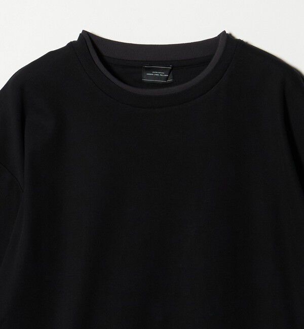 UNITED ARROWS green label relaxing「ピケ フェイクレイヤード クルーネック 半袖 Ｔシャツ」|Tシャツ・カットソー|