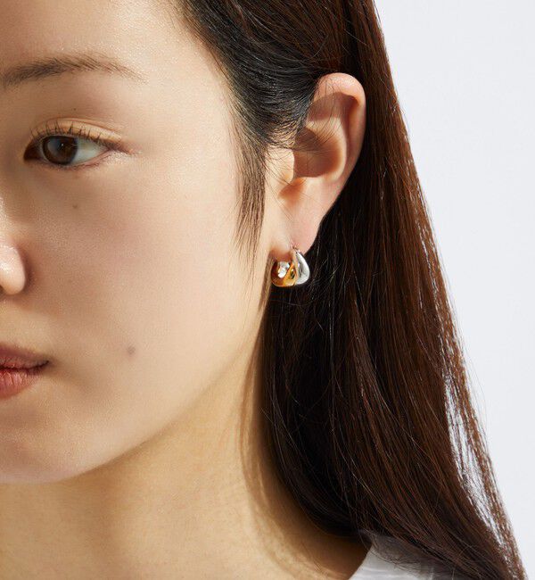 BEAUTY&YOUTH UNITED ARROWS「＜by Preek＞ミックス ボテロ フープ ピアス」|ピアス|