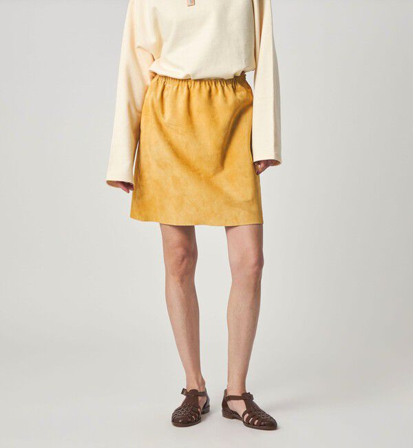 STEVEN ALAN「＜Steven Alan＞スエード イージー ミニスカート」|スカート|