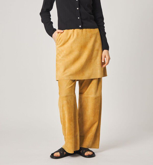 STEVEN ALAN「＜Steven Alan＞スエード イージー ミニスカート」|スカート|