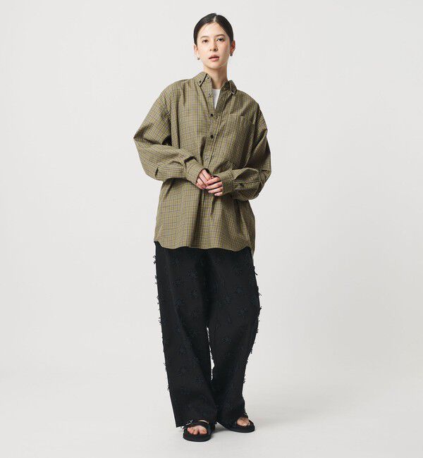 BEAUTY&YOUTH UNITED ARROWS「＜DAIWA PIER39＞ボタンダウン チェック シャツ」|シャツ・ブラウス|MD.GRAY