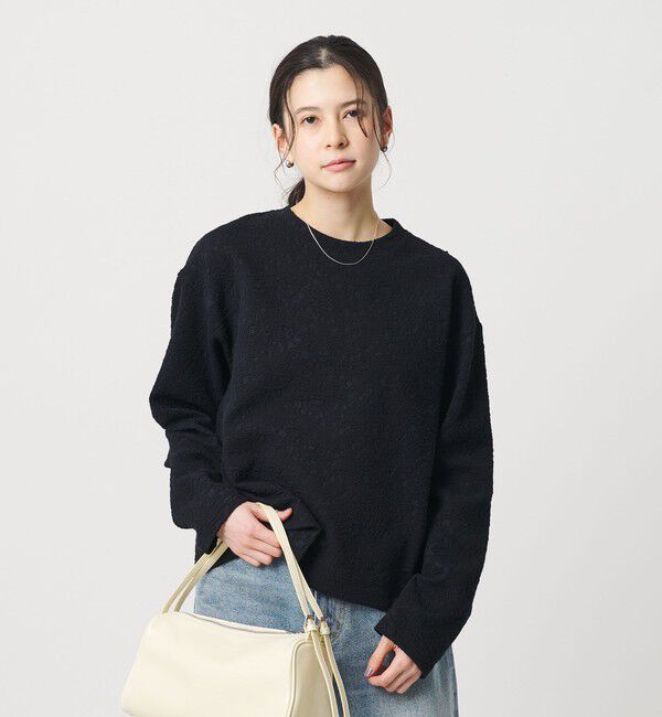BEAUTY&YOUTH UNITED ARROWS「ジャガード クルーネック プルオーバー」|Tシャツ・カットソー|