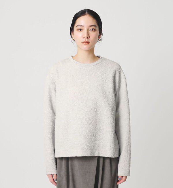 BEAUTY&YOUTH UNITED ARROWS「ジャガード クルーネック プルオーバー」|Tシャツ・カットソー|