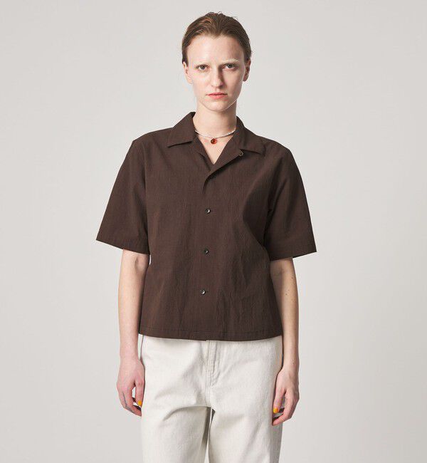 STEVEN ALAN「＜Steven Alan＞コットン ショートスリーブ シャツ」|シャツ・ブラウス|