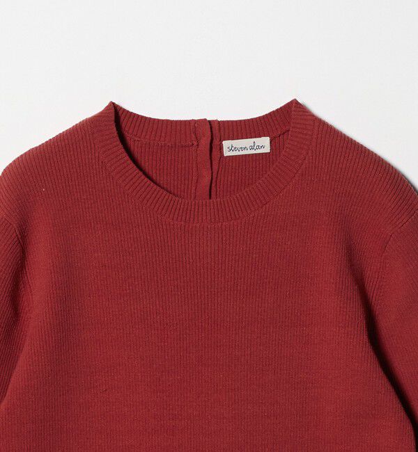 STEVEN ALAN「＜Steven Alan＞リブ プルオーバー ニット」|ニット・セーター|