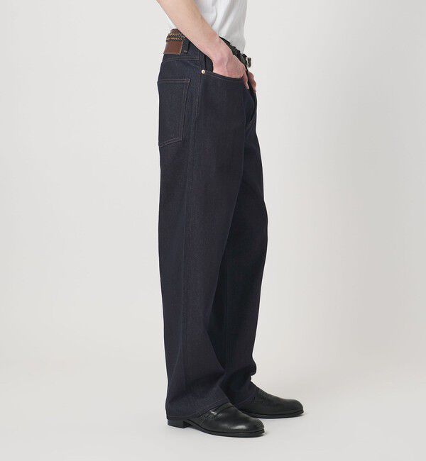 MONKEY TIME「ライトオンス リジッド デニム ルーズ レギュラー パンツ」|チノ|