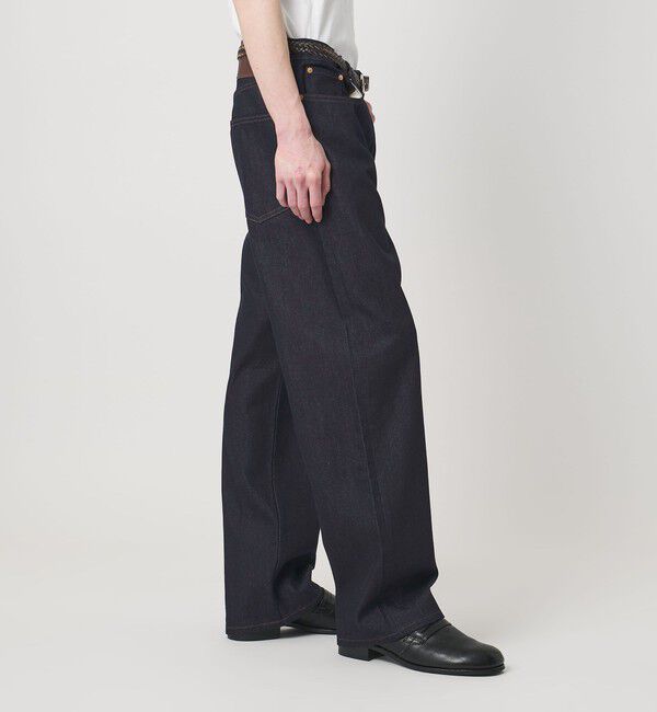 MONKEY TIME「ライトオンス リジッド デニム ルーズ レギュラー パンツ」|チノ|