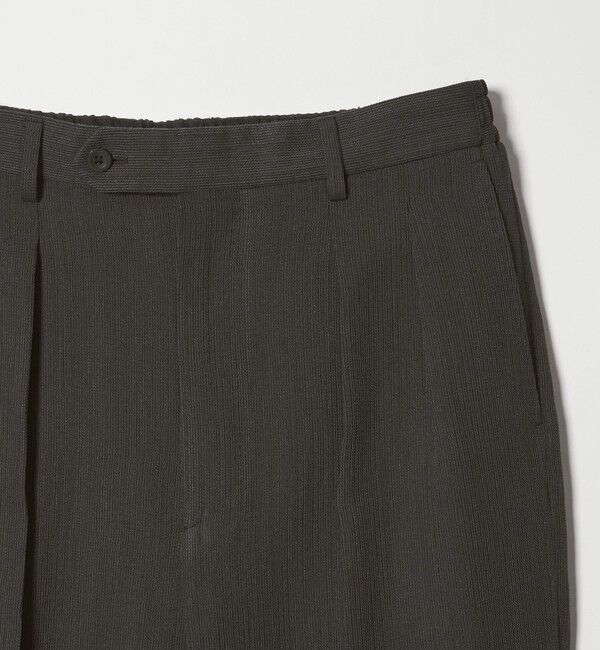 STEVEN ALAN「＜Steven Alan＞ PE/L BCR イン ツープリーツ ドレス トラウザーズ ハーフイージーII」|スラックス|