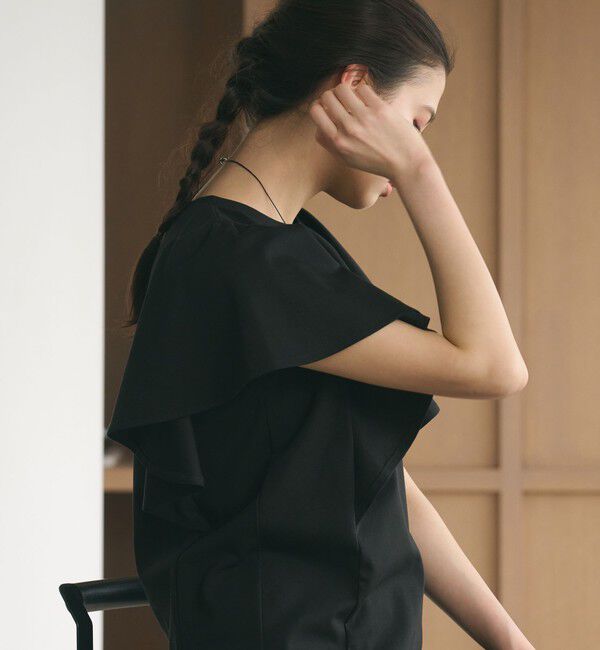 BEAUTY&YOUTH UNITED ARROWS「【WEB限定】ラッフル フリルスリーブプルオーバー 遮熱 吸水速乾」|Tシャツ・カットソー|