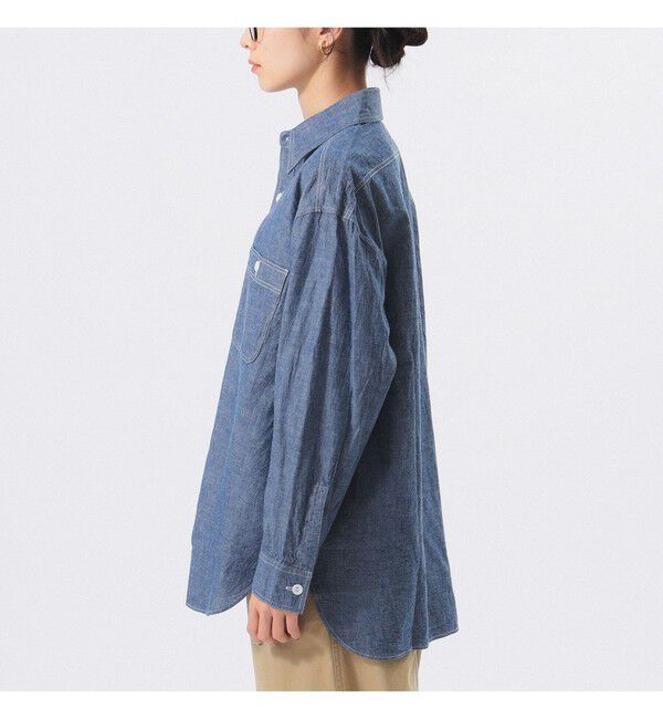 BEAMSBOY「【別注】BUZZ RICKSON'S / シャンブレー ロングスリーブ シャツ」|シャツ・ブラウス|