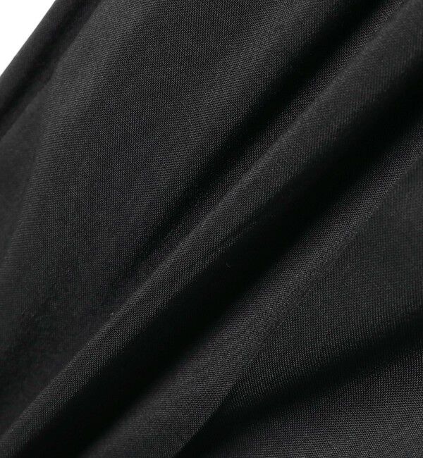 Demi-Luxe BEAMS 「AK+1 / スーパーブラック ストレートパンツ」|スラックス|