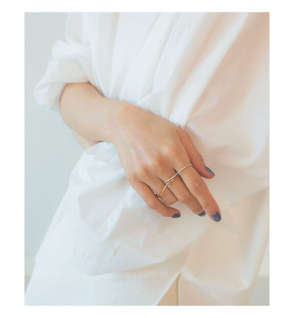 Demi-Luxe BEAMS 「Rieuk / ダブル ウエーブ リング01」|その他|MIX