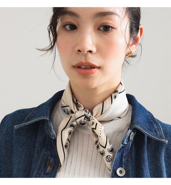 Demi-Luxe BEAMS 「lescarf / ペイズリー スカーフ」|ストール|