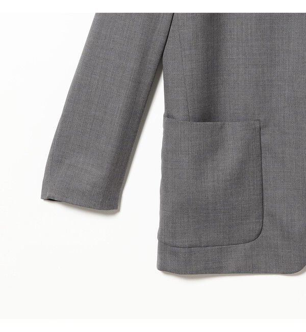 Demi-Luxe BEAMS 「YLEVE / シャンブレー ウール ジャケット」|ダッフルコート|