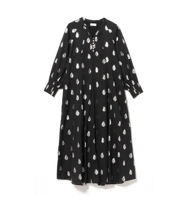 Demi-Luxe BEAMS 「ne Quittez pas / ボイル フラワー ロングスリーブ ワンピース」|ワンピース|