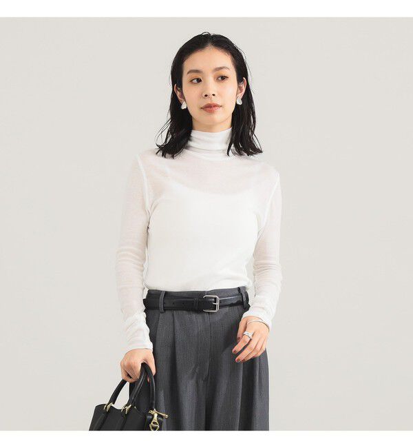 Demi-Luxe BEAMS 「フライス タートルネックプルオーバー」|Tシャツ・カットソー|