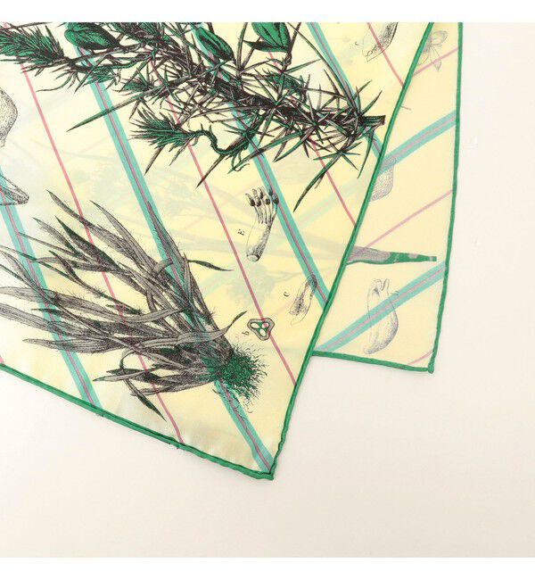 Demi-Luxe BEAMS 「ｍanipuri / ボタニカル スカーフ」|ストール|