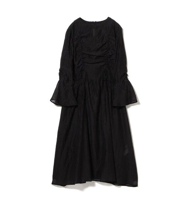 Ray BEAMS 「シアー ドロスト ギャザー ワンピース」|ワンピース|