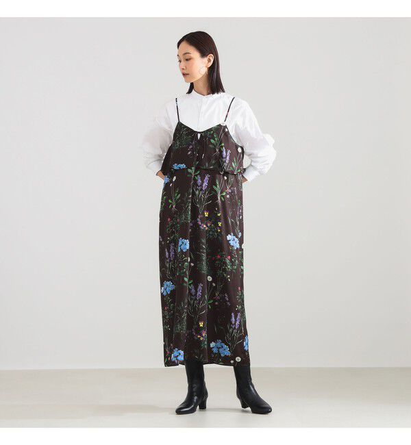Demi-Luxe BEAMS 「【別注】TICCA / フラワー プリント キャミワンピース」|ワンピース|