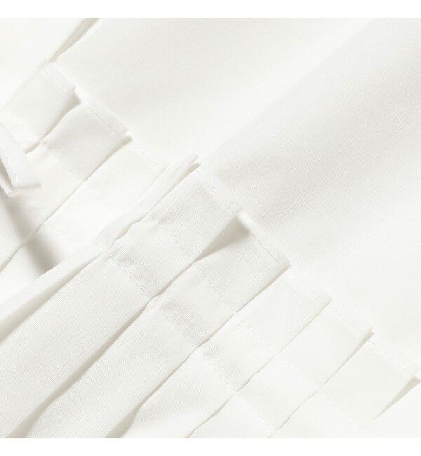Ray BEAMS 「プリーツ キリカエ ハーフスリーブ シャツ」|シャツ・ブラウス|
