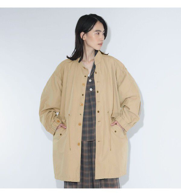 BEAMSBOY「maturely / メモリー ツイル ミリタリー コート」|ダッフルコート|