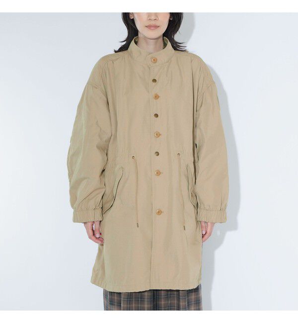 BEAMSBOY「maturely / メモリー ツイル ミリタリー コート」|ダッフルコート|