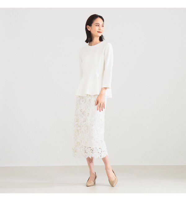 Demi-Luxe BEAMS 「ブロッサム レース スカート」|スカート|