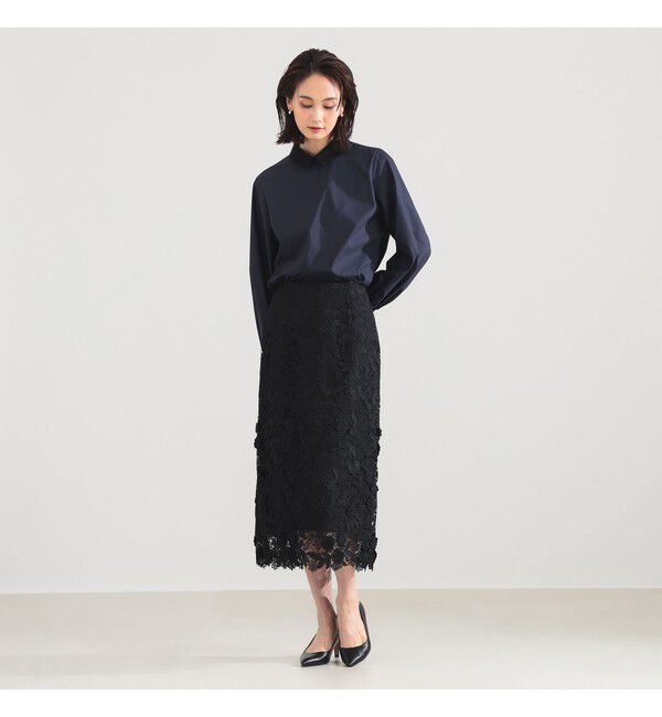 Demi-Luxe BEAMS 「ブロッサム レース スカート」|スカート|