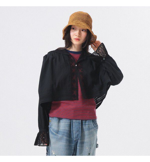 BEAMSBOY「ヴィンテージ レース ブラウス」|シャツ・ブラウス|
