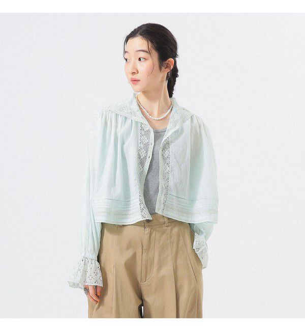 BEAMSBOY「ヴィンテージ レース ブラウス」|シャツ・ブラウス|MINT