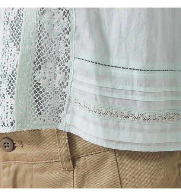 BEAMSBOY「ヴィンテージ レース ブラウス」|シャツ・ブラウス|