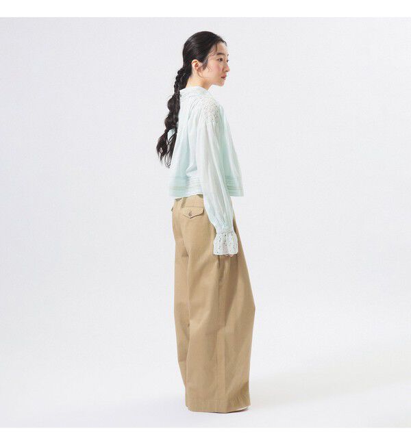 BEAMSBOY「ヴィンテージ レース ブラウス」|シャツ・ブラウス|