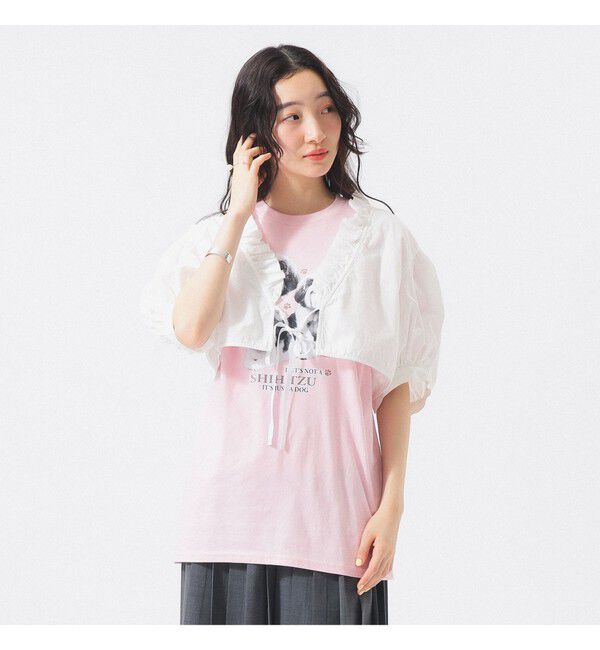 BEAMSBOY「フリル ショート ブラウス」|シャツ・ブラウス|