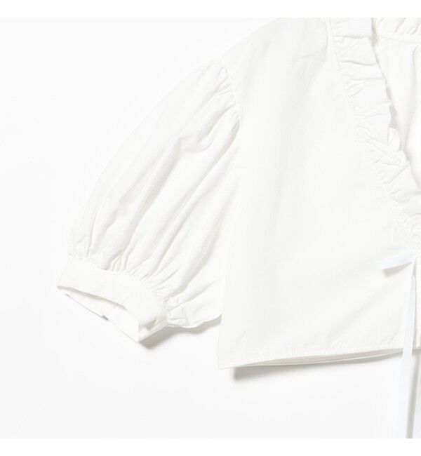 BEAMSBOY「フリル ショート ブラウス」|シャツ・ブラウス|