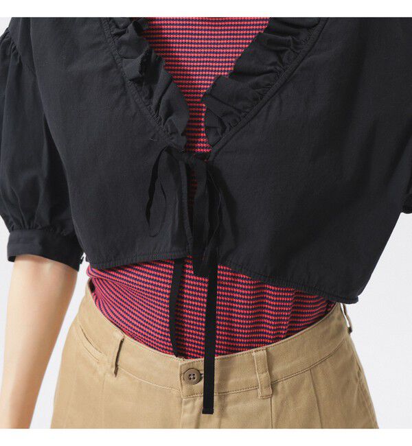 BEAMSBOY「フリル ショート ブラウス」|シャツ・ブラウス|