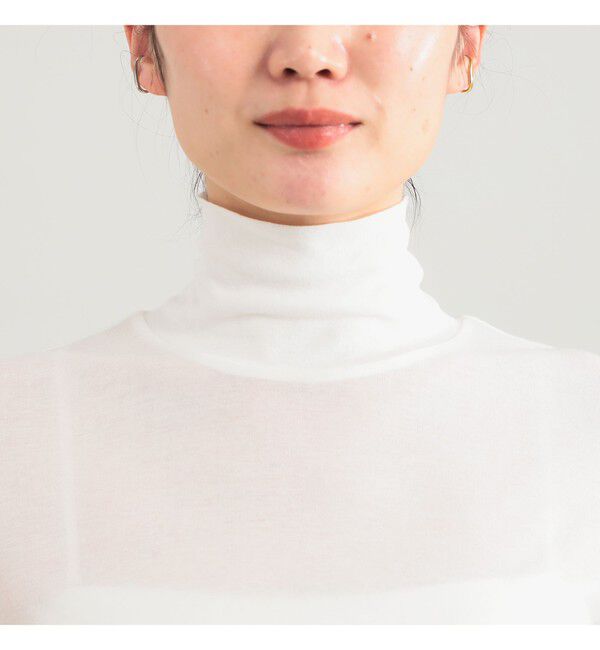 Demi-Luxe BEAMS 「強撚 フライス タートルネック プルオーバー」|Tシャツ・カットソー|