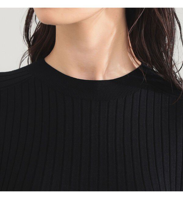 Demi-Luxe BEAMS 「AK+1 / 18ゲージ ワイドリブ プルオーバー」|ニット・セーター|