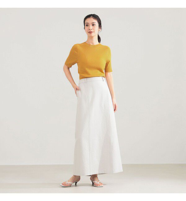 Demi-Luxe BEAMS 「AK+1 / 18ゲージ ワイドリブ プルオーバー」|ニット・セーター|