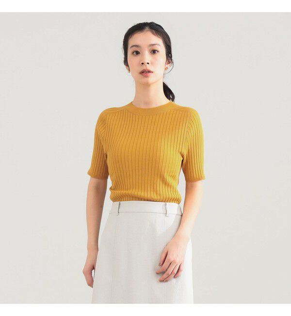 Demi-Luxe BEAMS 「AK+1 / 18ゲージ ワイドリブ プルオーバー」|ニット・セーター|